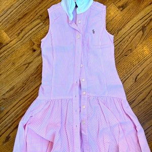 Ralph Lauren Girls Button Down Dress